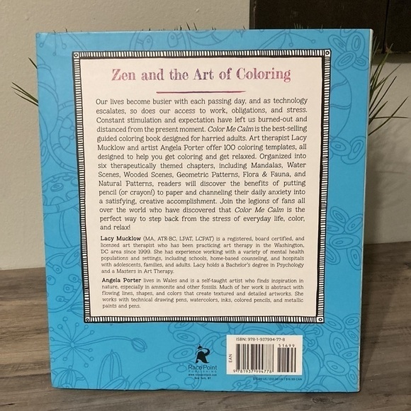 COLOR ME CALM 100 COLORING TEMPLATES FOR MEDITATION & RELAXATION - Picture 3 of 15